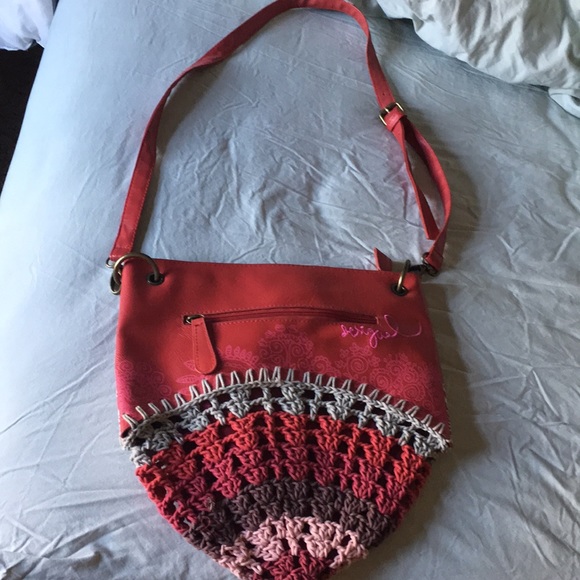 desigual red bag
